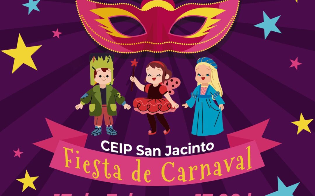 Fiesta de Carnaval organizada por el AMPA del colegio San Jacinto , AMPA Altozano en nuestro colegio, año 2023